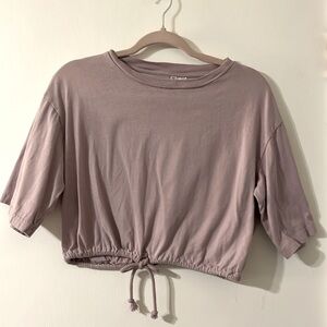 Lavender Crop Top H&M Small